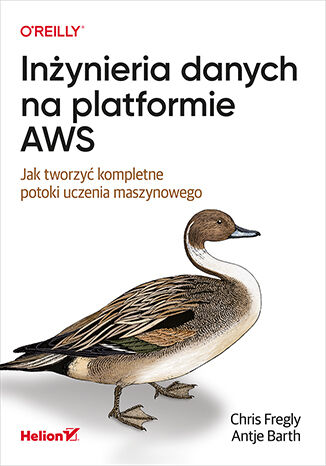 Inżynieria danych na platformie AWS. Jak tworzyć kompletne potoki uczenia maszynowego Chris Fregly, Antje Barth - okladka książki