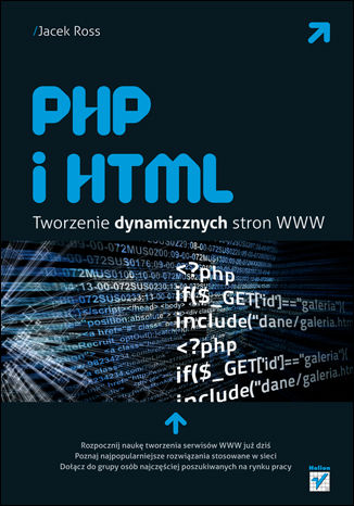 PHP i HTML. Tworzenie dynamicznych stron WWW Jacek Ross - okladka książki