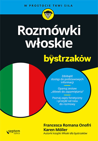 Rozmówki włoskie dla bystrzaków Francesca Romana Onofri, Karen Antje Möller - okladka książki