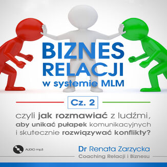 Jak rozmawiać z ludźmi, aby unikać pułapek komunikacyjnych i rozwiązywać konflikty? Biznes relacji w systemie MLM cz.2 dr Renata Zarzycka - okladka książki