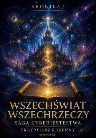 SAGA CYBERJESTESTWA KRONIKA 1 WSZECHŚWIAT WSZECHRZECZY Skryptiusz Rdzenny - okladka książki