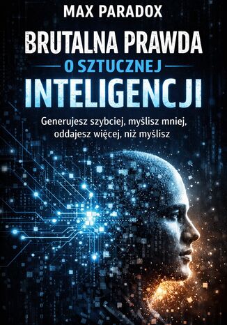 Brutalna prawda o sztucznej inteligencji. Generujesz szybciej, myślisz mniej, oddajesz więcej, niż myślisz Max Paradox - okladka książki
