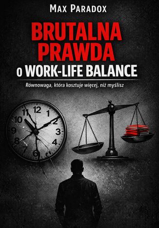 Brutalna prawda o work-life balance. Równowaga, która kosztuje więcej, niż myślisz Max Paradox - okladka książki