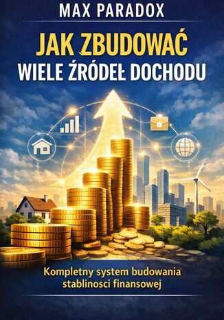 Poradnik jak zbudować wiele źródeł dochodu. Kompletny system budowania stabilności finansowej Max Paradox - okladka książki