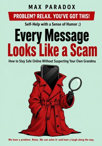 Every Message Looks Like a Scam - How to Stay Safe Online Without Suspecting Your Own Grandma Max Paradox - okladka książki
