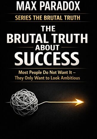 The Brutal Truth About Success - Most People Do Not Want It - They Only Want to Look Ambitious Max Paradox - okladka książki