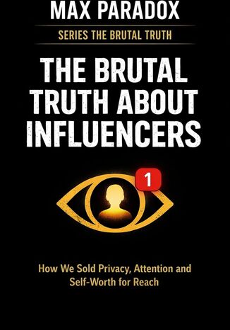 The Brutal Truth About Influencers - How We Sold Privacy, Attention and Self-Worth for Reach Max Paradox - okladka książki