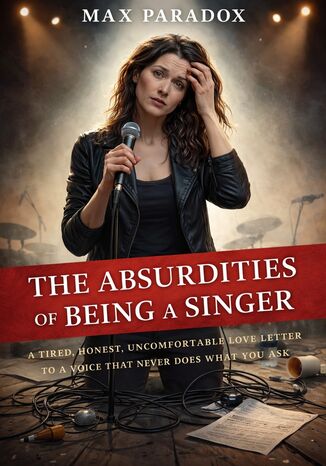 The Absurdities of Being a Singer - A Tired, Honest, Uncomfortable Love Letter to a Voice That Never Does What You Ask Max Paradox - okladka książki