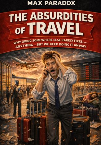 The Absurdities of Travel - Why Going Somewhere Else Rarely Fixes Anything - But We Keep Doing It Anyway Max Paradox - okladka książki