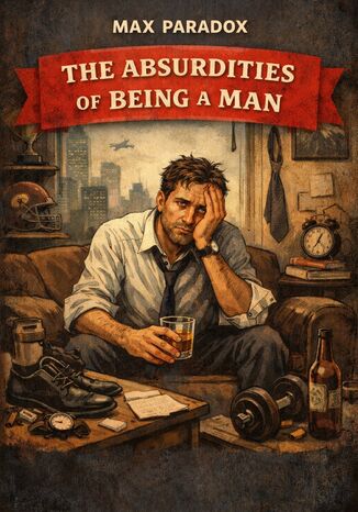 The Absurdities of Being a Man - A Tired, Honest, and Slightly Uncomfortable Look at Modern Masculinity Max Paradox - okladka książki