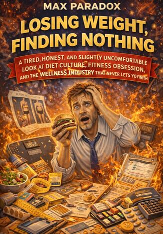 Losing Weight, Finding Nothing - A Tired, Honest, and Slightly Uncomfortable Look at Diet Culture, Fitness Obsession, and the Wellness Industry That Never Lets You Finish Max Paradox - okladka książki