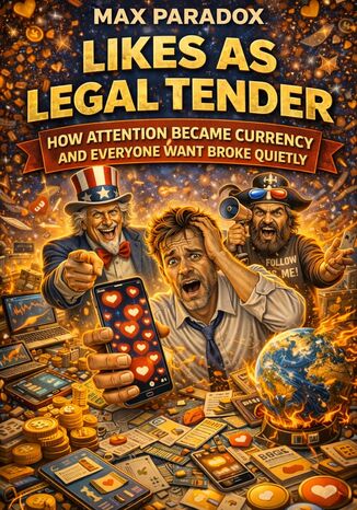 Likes as Legal Tender - How Attention Became Currency and Everyone Went Broke Quietly Max Paradox - okladka książki
