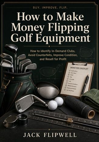 How to Make Money Flipping Golf Equipment - How to Identify In-Demand Clubs, Avoid Counterfeits, Improve Condition, and Resell for Profit Jack Flipwell - okladka książki