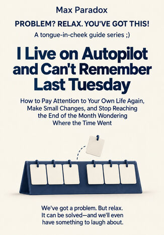 I Live on Autopilot and Can't Remember Last Tuesday - How to Pay Attention to Your Own Life Again, Make Small Changes, and Stop Reaching the End of the Month Wondering Where the Time Went Max Paradox - okladka książki