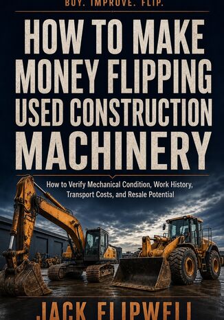 How to Make Money Flipping Used Construction Machinery - How to Verify Mechanical Condition, Work History, Transport Costs, and Resale Potential Jack Flipwell - okladka książki