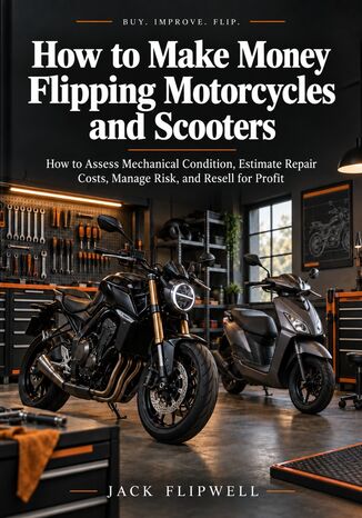 How to Make Money Flipping Motorcycles and Scooters - How to Assess Mechanical Condition, Estimate Repair Costs, Manage Risk, and Resell for Profit Jack Flipwell - okladka książki