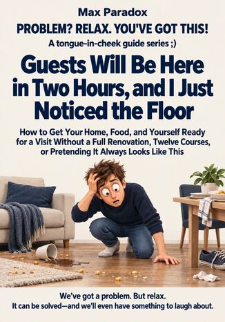Guests Will Be Here in Two Hours, and I Just Noticed the Floor - How to Get Your Home, Food, and Yourself Ready for a Visit Without a Full Renovation, Twelve Courses, or Pretending It Always Looks Like This Max Paradox - okladka książki