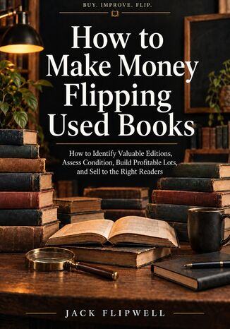 How to Make Money Flipping Used Books - How to Identify Valuable Editions, Assess Condition, Build Profitable Lots, and Sell to the Right Readers Jack Flipwell - okladka książki