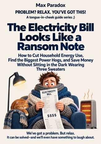 The Electricity Bill Looks Like a Ransom Note - How to Cut Household Energy Use, Find the Biggest Power Hogs, and Save Money Without Sitting in the Dark Wearing Three Sweaters Max Paradox - okladka książki
