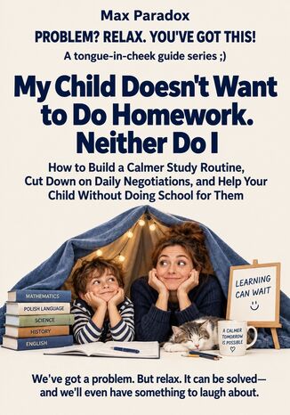 My Child Doesn't Want to Do Homework. Neither Do I - How to Build a Calmer Study Routine, Cut Down on Daily Negotiations, and Help Your Child Without Doing School for Them Max Paradox - okladka książki