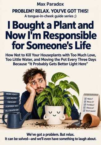I Bought a Plant and Now I'm Responsible for Someone's Life - How Not to Kill Your Houseplants with Too Much Love, Too Little Water, and Moving the Pot Every Three Days Because “It Probably Gets Better Light Here Max Paradox - okladka książki