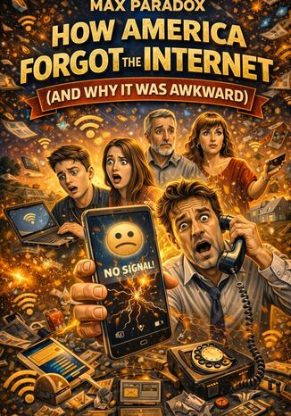 How America Forgot the Internet (And Why It Was Awkward) - A Month Without Wi-Fi, Algorithms, and Constant Validation Max Paradox - okladka książki