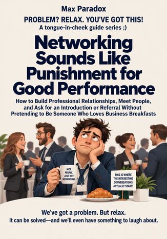 Networking Sounds Like Punishment for Good Performance - How to Build Professional Relationships, Meet People, and Ask for an Introduction or Referral Without Pretending to Be Someone Who Loves Business Breakfasts Max Paradox - okladka książki