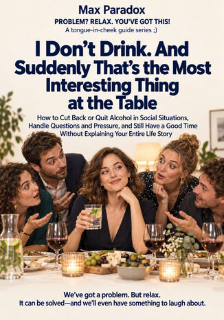 I Don\'t Drink. And Suddenly That\'s the Most Interesting Thing at the Table - How to Cut Back or Quit Alcohol in Social Situations, Handle Questions and Pressure, and Still Have a Good Time Without Explaining Your Entire Life Story Max Paradox - okladka książki