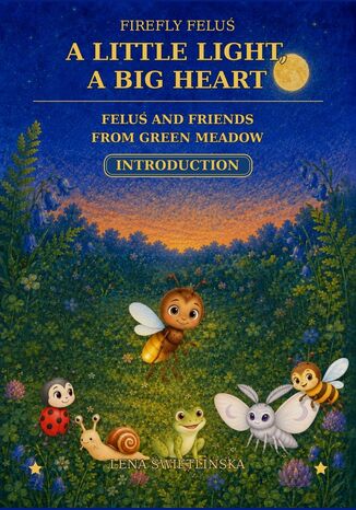 Firefly Feluś. A Little Light, a Big Heart - Feluś and Friends from Green Meadow - Introduction Lena Świetlińska - okladka książki
