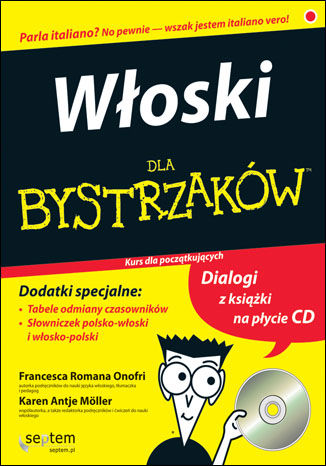 Włoski dla bystrzaków Francesca Romana Onofri, Karen Antje Möller - okladka książki